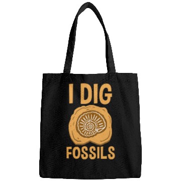 Discover I Dig Fossils For Paleontologist Bags