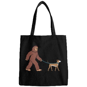 Discover Bigfoot Sasquatch Walking Greyhound Bags