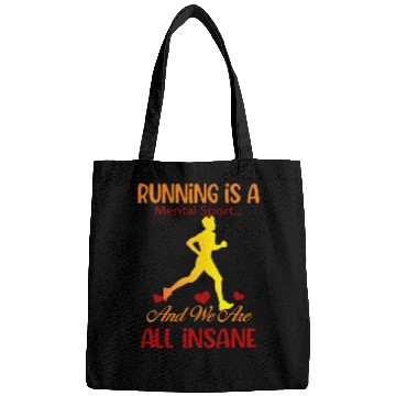 Discover Running And We Are All Insane Funny Cute Bags
