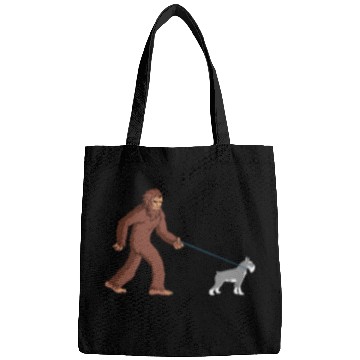 Discover Bigfoot Sasquatch Walking Schnauzer Bags