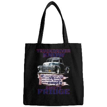 Discover V8 Truck Driver under American Flag Bags