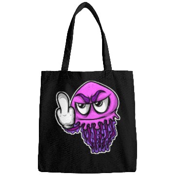 Discover Jelly Fish Middle Finger Jellyfish Bags
