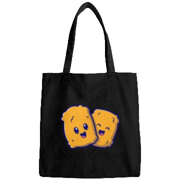 Discover Chicken Nuggets Fast Food Funny Saying Bags