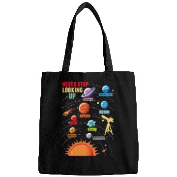 Discover Telescope Solar System Planets Astronomy Lover Bags