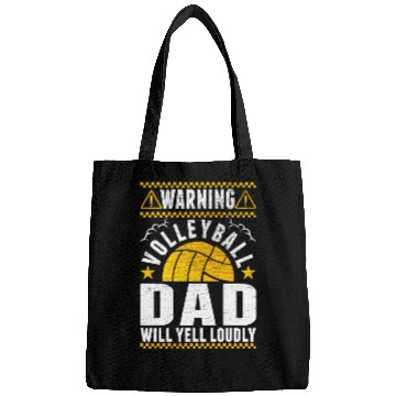 Discover Loud Yelling Volleyball Dad Bags