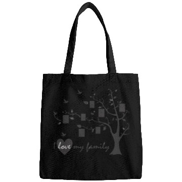 Discover i love my family Bags