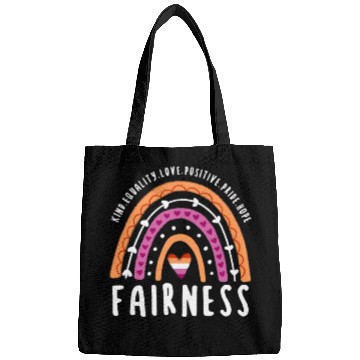 Discover Fairness Lesbian Pride Rainbow Bags