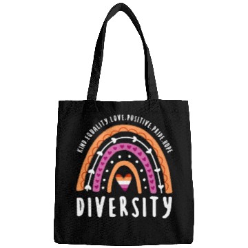 Discover Diversity Lesbian Pride Rainbow Bags