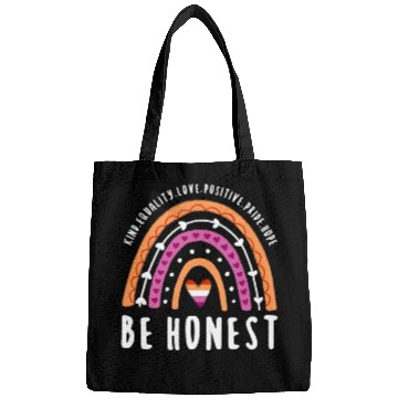 Discover Be Honest Lesbian Pride Rainbow Bags