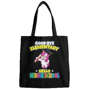 Discover Good Bye Elementary Hello Middle School Graduation Bags