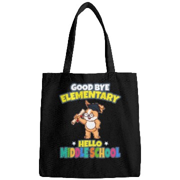 Discover Good Bye Elementary Hello Middle School Graduation Bags