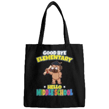 Discover Good Bye Elementary Hello Middle School Graduation Bags