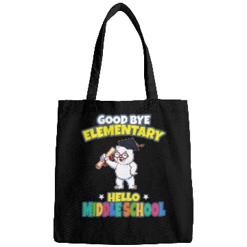 Discover Good Bye Elementary Hello Middle School Graduation Bags