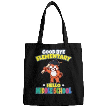 Discover Good Bye Elementary Hello Middle School Graduation Bags