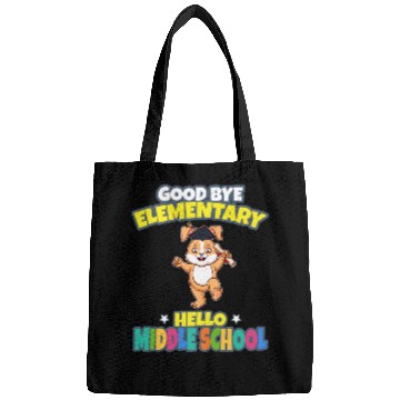 Discover Good Bye Elementary Hello Middle School Graduation Bags