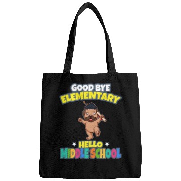Discover Good Bye Elementary Hello Middle School Graduation Bags