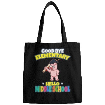 Discover Good Bye Elementary Hello Middle School Graduation Bags
