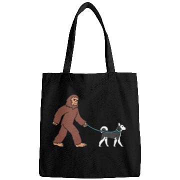 Discover Bigfoot Sasquatch Walking Husky Bags