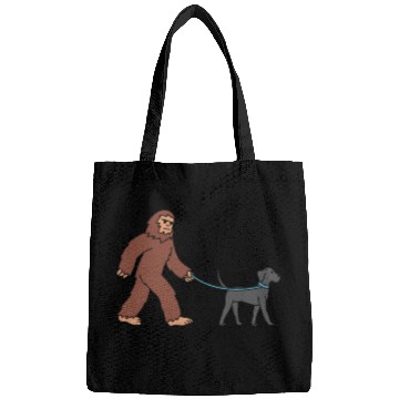 Discover Bigfoot Sasquatch Walking Great Dane Bags