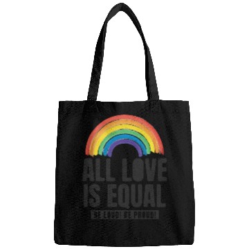 Discover All Love Is Equal LGBTQ PRIDE MONTH Bags