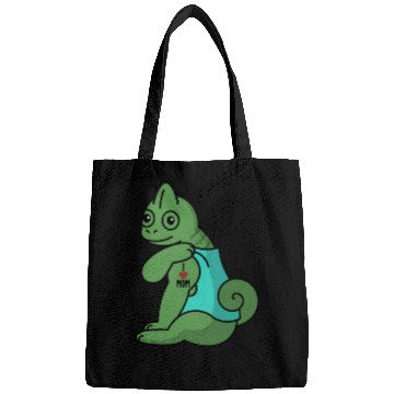Discover I Love Mom Tattoo Chameleon Reptile Bags