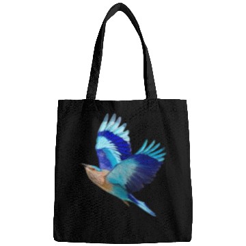 Discover Flying Blue Indian Roller Bird Bags
