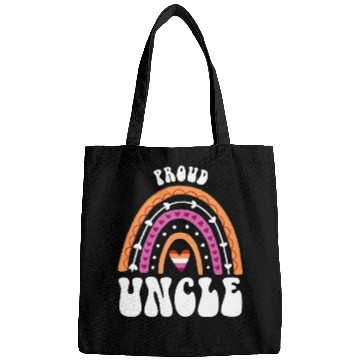 Discover Proud Uncle Lesbian Pride Rainbow Bags