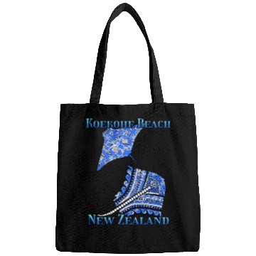 Discover Koekohe Beach Vacation Tribal Stingrays Bags