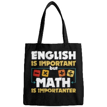Discover Funny Math Art Student Funny Mathematics Lovers Bags