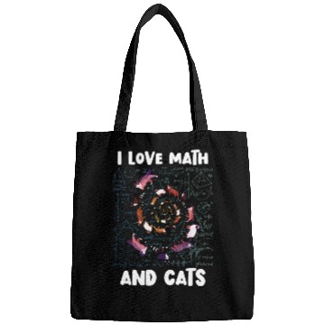 Discover Math Kitty Cat I Love Math And Cats Mathematics Bags