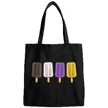 Discover Gender Nonbinary Popsicles 4th of July Subtle Bags