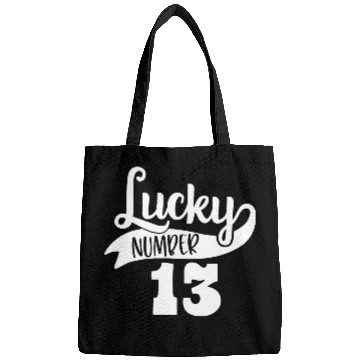 Discover Lucky Number 13 Birthday Party Design Bags