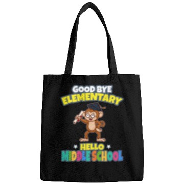Discover Good Bye Elementary Hello Middle School Graduation Bags