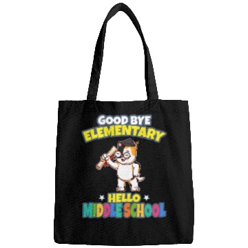 Discover Good Bye Elementary Hello Middle School Graduation Bags