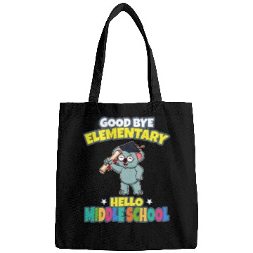 Discover Good Bye Elementary Hello Middle School Graduation Bags