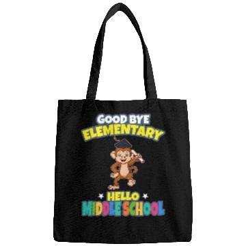 Discover Good Bye Elementary Hello Middle School Graduation Bags
