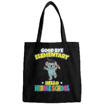 Discover Good Bye Elementary Hello Middle School Graduation Bags