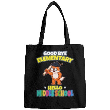 Discover Good Bye Elementary Hello Middle School Graduation Bags