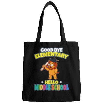 Discover Good Bye Elementary Hello Middle School Graduation Bags