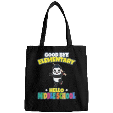 Discover Good Bye Elementary Hello Middle School Graduation Bags