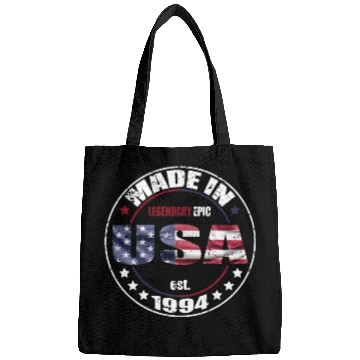 Discover Birthday Saying Born USA 1994 Bags