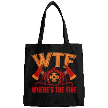 Discover Where's The Fire Fireman Firefighting Firefighter Bags