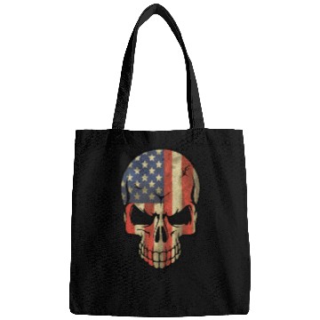 Discover skull flag us Bags