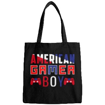 Discover American gamer boy, Flag Video Game Boys Kids Teen Bags