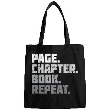 Discover Page Chapter Book Lover Reading Bags