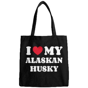 Discover I Love My Alaskan Husky Bags