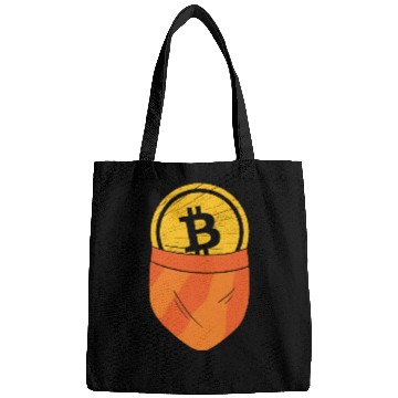 Discover Funny Bitcoin Crypto Blockchain Btc Fun lovers Bags