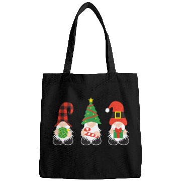 Discover Christmas Gnomes with candy cane, gift Bags
