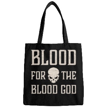 Discover Blood For The Blood God Skull Bags