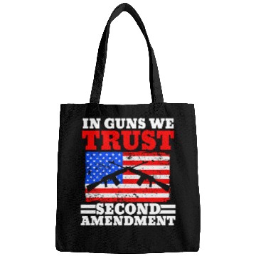 Discover In Guns We Trust Second Amendment Gun Rights USA Bags